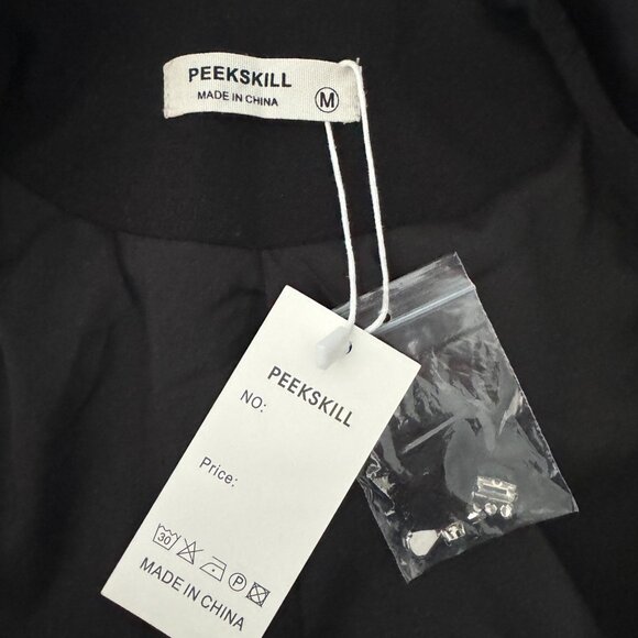 Peekskill Embellished Blazer and Split Pant Set in Black New, Size M - Picture 12 of 17